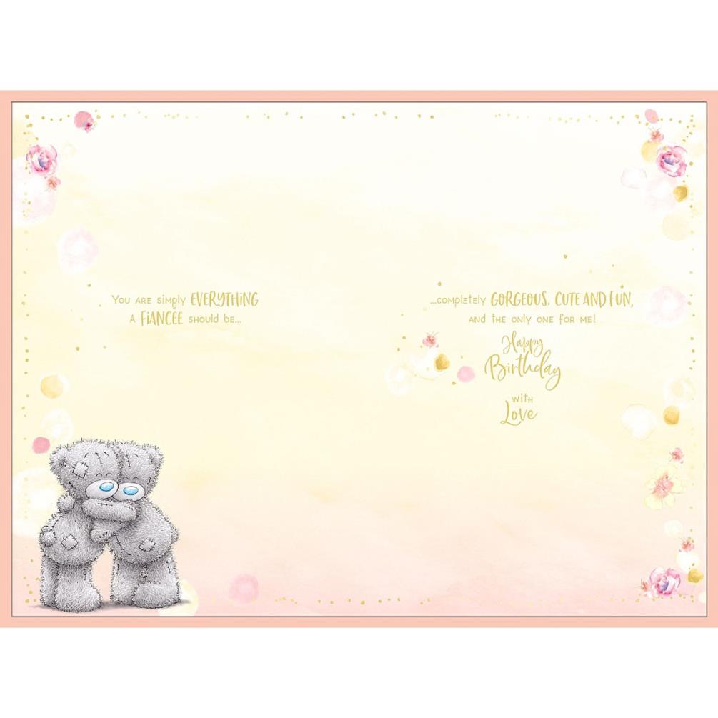 Gorgeous Fiancee Me to You Bear Birthday Card Extra Image 1